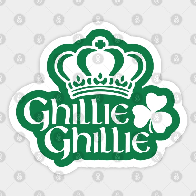 Ghillie Ghillie! Sticker by IrishDanceShirts